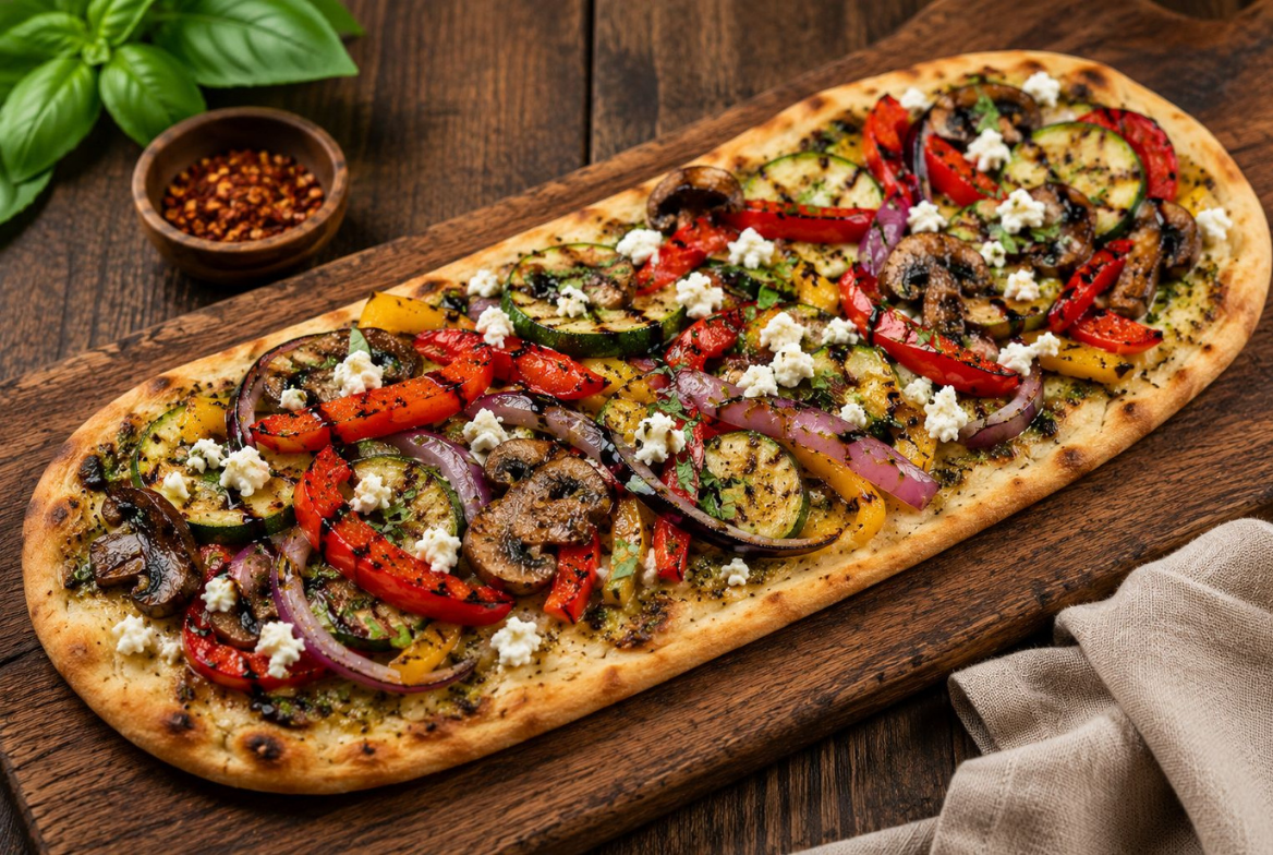 Grilled Veggie Flatbread